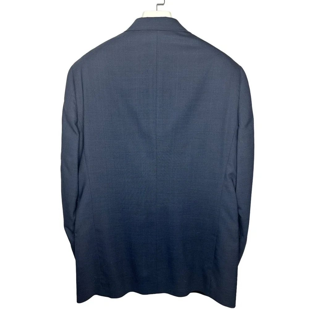 Austin Reed London England Mens 40R Navy‎ Blue Wool Blend Suit Sport Coat Blazer